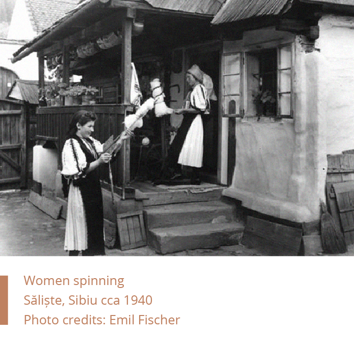 Folkwear-Society-History-women-spinning-Sibiu